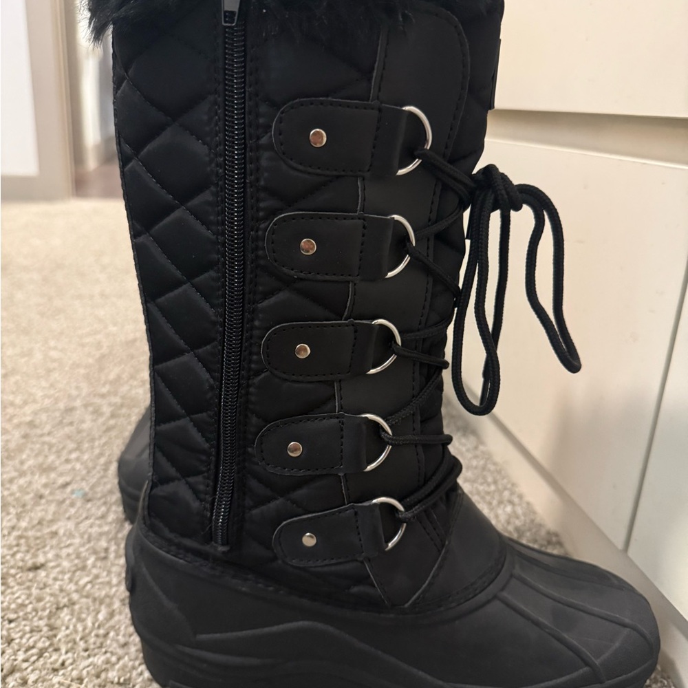 Women's Black Winter Boots